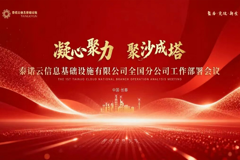 凝心聚力 聚沙成塔｜泰诺云全国分公司工作部署会议在长春召开